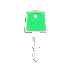 10PCS K250 Heavy Equipment Ignition Keys for