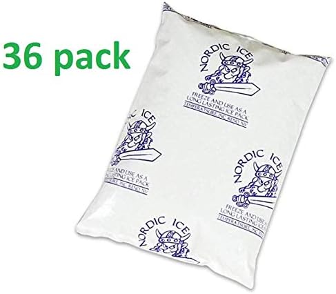 Nordic Ice NOR1003 Reusable Long-Lasting Gel Pack (Pack of 36)