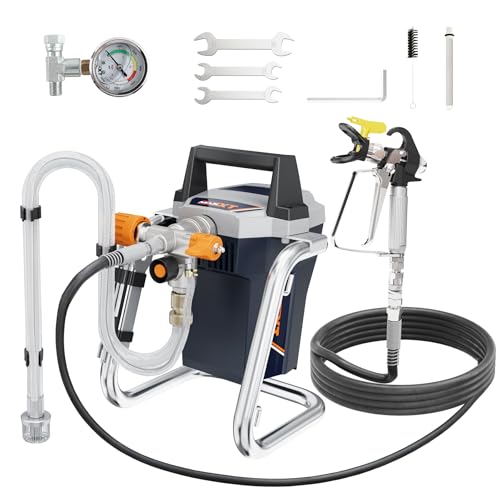 MAXXT 1300W Electric Airless Paint Sprayer Spray Gun for Fencing, Garden, Furniture, Walls and Doors, DIY