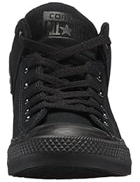 Converse Chuck Taylor All Star High Street overol canvas Hi Negro Negro Negro Lace Up Zapatos de Casual