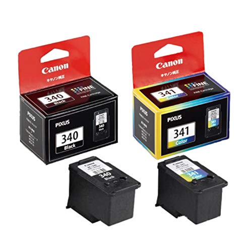 【純正品】CANON FINEカートリッジ BC-340(ブラック) + BC-341(3色カラー)セット商品画像