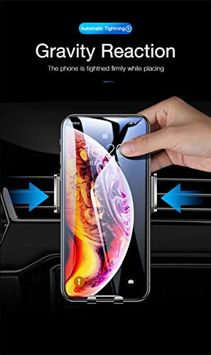 Bokoo Air Vent Gravity Linkage Qi Wireless Charging Holder for Samsung Galaxy S10 S10+ for iPhone Xs MAX XR X 8P