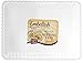 Embellish Rectangle Clear Plastic Serving Tray 9'' x 13'' Pack of 4,