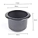 2 Pcs Black Plastic Cup Holder Insert For Sofa Boat RV Couch Recliner Poker Table