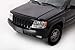 Auto Ventshade [AVS] Bugflector II Hood Shield / Protector | Fits 1999 - 2004 Jeep Grand Cherokee | High Profile Bug Deflector - 1 pc., Dark Smoke | 25502