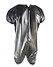 Haian Unisex Transparent Super Soft PVC Adult Baby Rompers (Transparent Black, XX-Large)