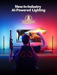 Govee AI Gaming Sync Box Kit, with Light Bars and