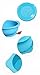 Baby/Toddler Feeding Silicone bowl with Stay-Put Suction Base and Spoon Set (Green)