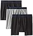 Champion Men's 3 Pack Performance Cotton Regular Leg Boxer Briefs, Assorted, Small