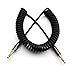 iXCC Coiled Aux Cord for Car [Ultra-Slim], 2-Pack Male to Male 3.5mm Auxiliary Stereo Audio Cable with Gold Plated Connectors for All 3.5mm-Enabled Smartphones, Tablet and MP3 Players(5Feet Streched)
