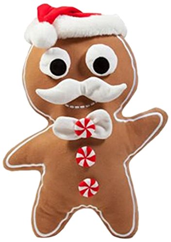 Yummy World Large Gingerbread Jimmy Christmas Cookie Interactive Plush