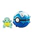 DVNBS Pokémon Lets Go Great Ball and Pokemon Figure Game Action Figure for Children's Toy Set (Squirtle)