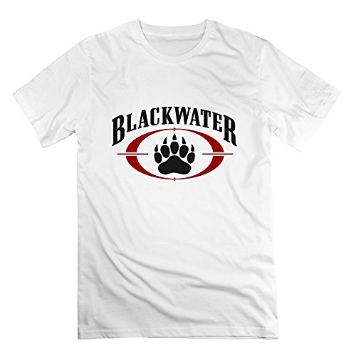 PingAnShu Mens 100% Cotton Blackwater Tees