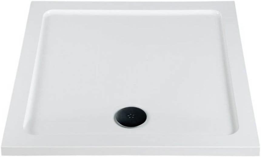 MX Low Level Stone Resin Shower Trays with FREE Waste | All Sizes | 30 YEAR Warranty | UK Manufactured (Square - 1000 x 1000mm)