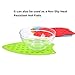 Tangser Multipurpose Silicone Iron Rest Pad for Ironing Board Hot Resistant Mat,Silicone Heat Resistant Iron Rest Pad (Red)