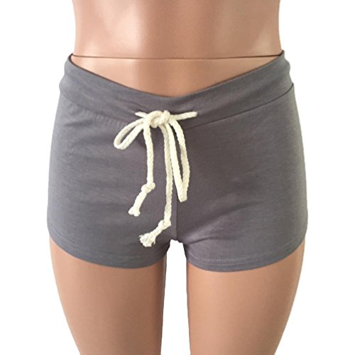 OVERMAL Women 2 Piece Set Sleeveless Split Casual Short Pants Casual Outfit Sportswear (L, Gray)