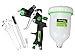 PowRyte Elite 20 Oz Composite HVLP Gravity Feed Air Spray Gun - 1.4mm Nozzle