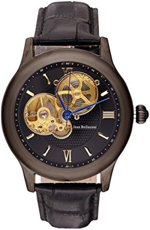 Jean Bellecour Unisex-Adult Analogue Classic Quartz Watch with Stainless Steel Strap REDH11