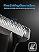 WONER 8-Piece Hair Cutting Kits, Cordless Hair Clippers Hair Trimmers for Men IPX7 Waterproof