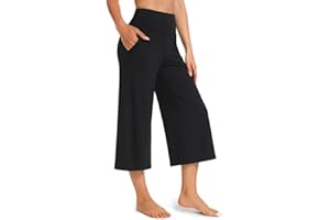 we fleece Women's Wide Leg Pants with Pockets High Waist Loose Sweatpants Casual Lounge Yoga Workout Palazzo Plus Size Active