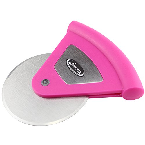Pizza Cutter, Newness Mini Pizza Cutter and Wheel with Plastic Handle