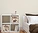 Tan and Red Cowboy Foldable Fabric Storage Cube Bins Boxes Organizer Toys Kids Baby Childrens for Wild West Collection by Sweet Jojo Designs - Set of 2
