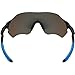 Oakley Mens EV Zero Range Polarized Sunglasses, Matte Black/Sapphire Iridium, One Size