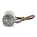 SainSmart 29:1 Metal Gearmotor 37Dx52L mm with 64 CPR Encoder 12V 365rpm