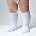 EPEIUS Unisex-Baby 3 Pair Pack Seamless Cable Knit Knee High Socks Infant Boys/Girls Uniform Stockings for 3-6 Months,White