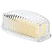 ARAD Acrylic Butter Dish with Cover-Clear Covered Butter Holder with Tray