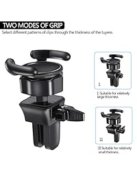 Air Vent Car Mount-Air Vent - Candado con interruptor de rotación de 360° para navegación GPS compatible con teléfono X 8, Note 8 S9+