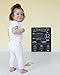 Pearhead Baby Milestone Chalkboard, Monthly Milestone Baby Photo Prop Board, Gender-Neutral