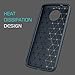 MoKo Motorola Moto G5S Plus Case, Flexible TPU Bumper Slim Fit Case Carbon Fiber Design Lightweight Shockproof Back Cover for Moto G5S+ 5.5inch (2017), Indigo