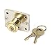 uxcell Office Furniture Cupboard Cylinder Drawer Lock Hardware w 2 Keys