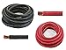 WindyNation 4 Gauge 10 Feet Black 10 Feet Red (20 Feet Total) 4 AWG Ultra Flexible Welding Battery Pure Copper Cable Wire - Made in The USA - Car, Inverter, RV, Solar