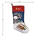 Lillian Vernon Personalized Heirloom Christmas Stocking Needlepoint Sleigh and Reindeer, 100% Wool, 9.5