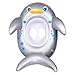 R HORSE Shark Shaped Baby Swimming Pool Float Cartoon Inflatable Fish Swimming Ring for Kids Toddles Aged 9-36 Months