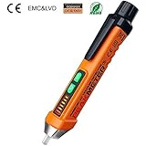 Voltage Tester, Non Contact Voltage Detector Pen with Led Flashlight 12v-1000v AC Electric Tester