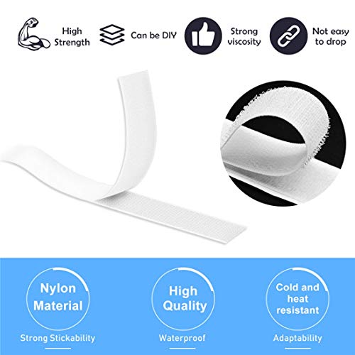 1 Feet+Adhesive+TOPtoper+Strips+White
