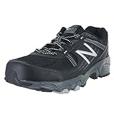 New Balance Men's MT410BS4 Trail Shoe, Black/Silver, 10.5 D US