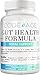 Codeage Gut Health Supplements Vegan Formula - L Glutamine, Zinc, Turkey Tail Mushroom Powder, Tonic Mushroom, Maitake, Micro Algae, Mineral, Licorice Root DGL - Probiotics, Prebiotics - 180 Capsules
