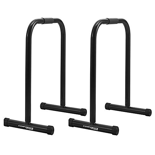 Confidence Fitness Parallette Dip Bars - Steel Dip Station