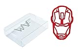 SUPERHERO COOKIE CUTTER IRON MAN plastic mold for baking shortbread and biscuit dough pastry stamp cupcake Topper Fondant Cutter