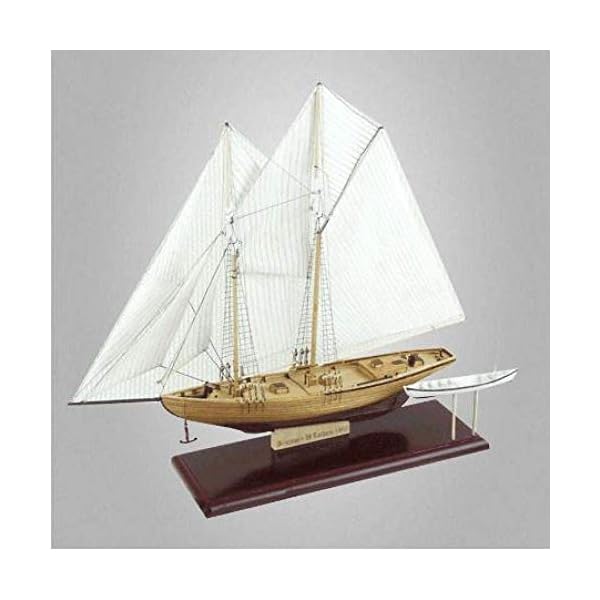Außen Dekorationen for Segelboote Modell 1:81 Segelboot Modell DIY Segelboot aus Holz Holz Schiffs-Modell-Bausätze for… – Bild 3