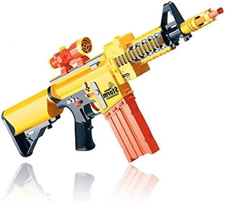 Toyland® Photon Dart Blaster Gun with 20 Soft Foam Bullets - Battery Operated Toy Blaster for Kids - Indoor & Outdoor Action Play