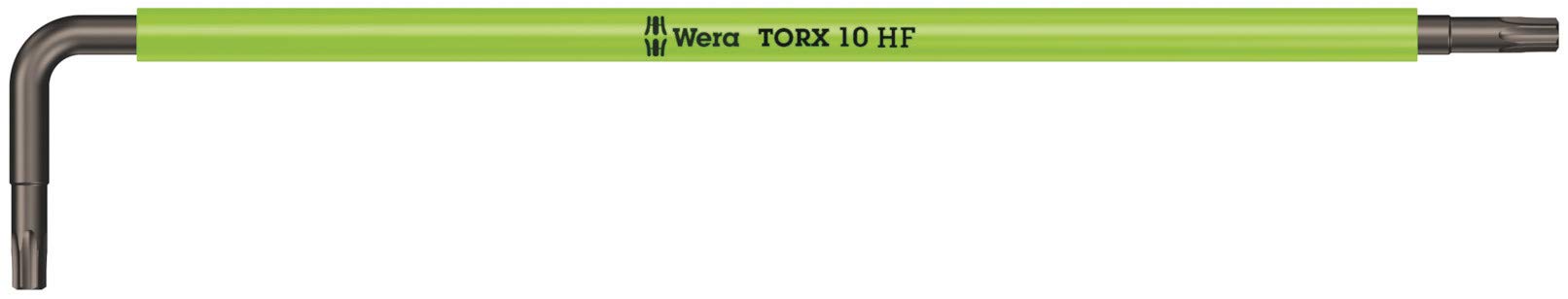 Wera 05024473001 967 SXL Torx Holding Function Laser Long L-Key, Lime Green, TX 10 x 112 mm