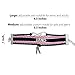 BAE Icons Dance Bracelet Gift for Girls, Infinity Dance Bracelet Ballet Shoes Charm, Gift Wrapped (Pink, White, 5.5in Medium). Pink Jewelry for Girls. Dance Girl Gift for Birthday Gifts
