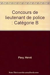 Concours de lieutenant de police