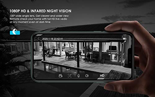 Wireless Outdoor Security Camera, WiFi Solar Rechargeable Battery Power IP Surveillance Home Cameras, 1080P, Human… - Image 3