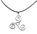 Fashion Punk Men's Inspired By Teen Wolf Scott's Triskele Symbol Pendant Necklace